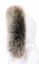 Kožešinový lem na kapuci - límec mývalovec arctic snowtop M 31/7 (70 cm) 1