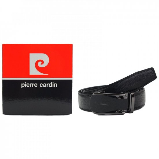 Pánsky kožený opasok Pierre Cardin 2540 HY02 čierny