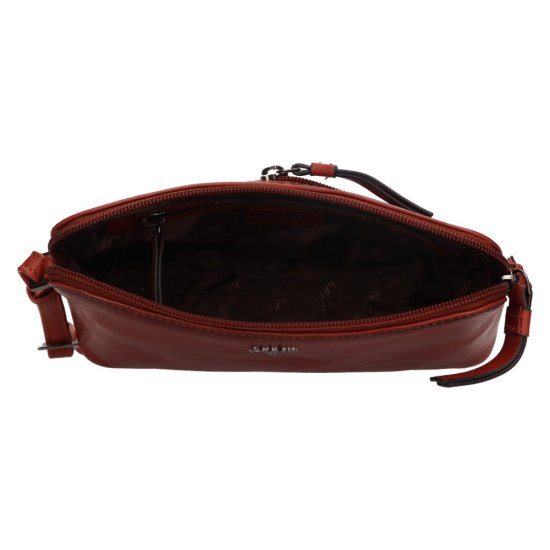 Dámská kožená kabelka LGB 2022 koňak - vnitřní výbava