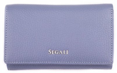 Dámska kožená peňaženka SG-27074 Lavender - predný pohľad