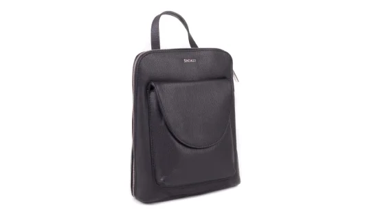 Kožený batoh 29062 černý 2