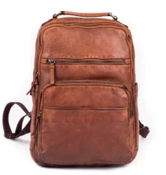 Kožený batoh UNISEX 229411 koňak