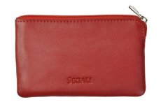Kožená klíčenka SG-27289 červená