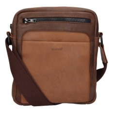 Pánská kožená taška přes rameno BLC-223-2666 hnědá