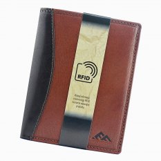 Pánska kožená peňaženka El Forrest 2544-21 RFID hnedá