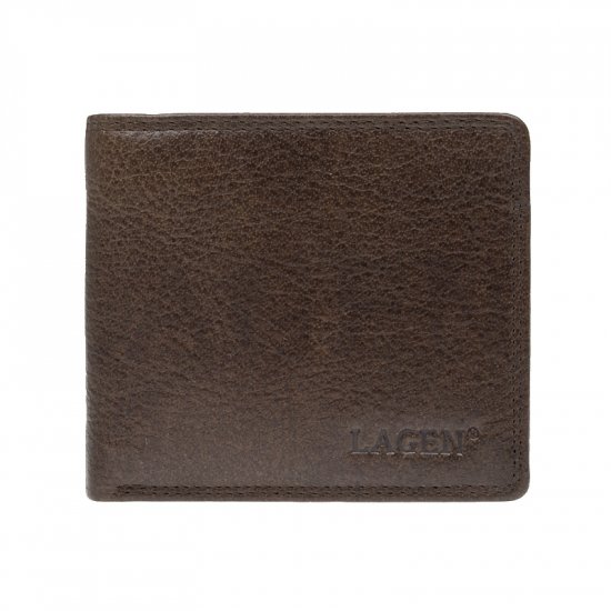 Pánska kožená peňaženka RFID 21154 hnedá