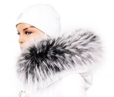 Kožešinový lem na kapuci - límec mývalovec M 36/88 (65 cm) Kožešinový lem na kapuci - límec mývalovec M 36/88 (65 cm)