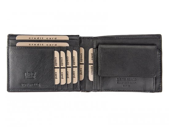 Pánská kožená peněženka Pierre Cardin CMP 28806 RFID černá + hnědá