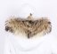 Kožušinový lem na kapucňu - golier medvedíkovec béžová M 01/2 (80 cm)