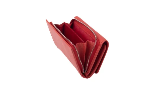 Dámská kožená peněženka SG-27074 Aragosta - mincovník 2 v 1 na zip