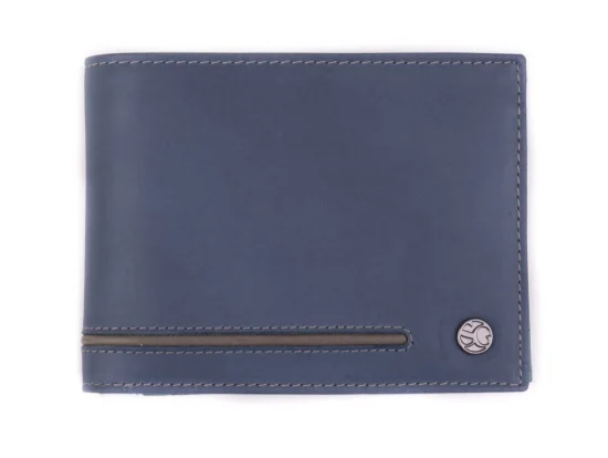 Pánska kožená peňaženka 27301152007 modrá