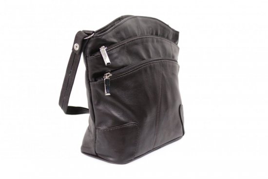 Dámská kožená kabelka MAG černá 2