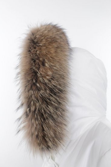 Kožušinový lem na kapucňu - golier medvedíkovec snoutop M 35/13 (75 cm)