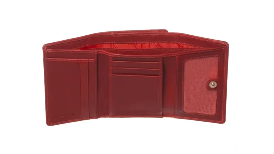 Dámska kožená peňaženka SG-2870 vínová