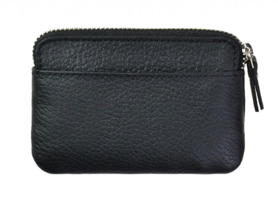 Kožená klíčenka SG-27483 A černá 1