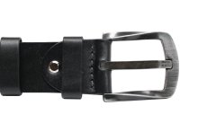 Pánský kožený opasek Black Hand 2130-98 černý 2 Pánský kožený opasek Black Hand 2130-98 černý 2