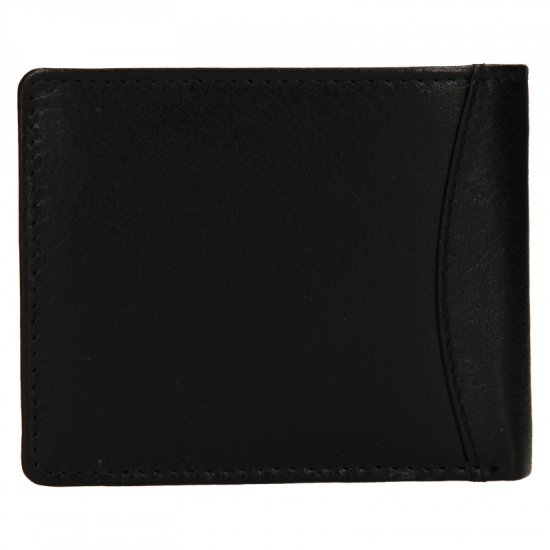 Pánska kožená peňaženka W-28120 čierna 1