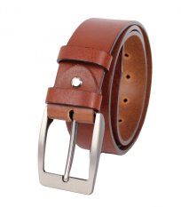 Pánský kožený opasek 2504R42 koňak