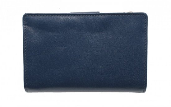 Dámska kožená peňaženka W 270092 modrá