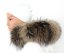 Exkluzivní kožušinový lem na kapucňu - golier medvedíkovec  M 35/18 (75 cm)