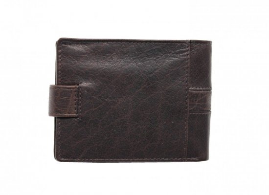 Pánská kožená peněženka LA-24978 tmavě hnědá