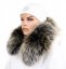 Kožešinový lem na kapuci - límec mývalovec arctic snowtop M 31/1 (70 cm)