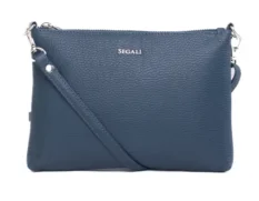 Dámská kožená taška přes rameno SG-A26B tmavě modrá