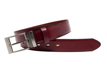 Pánský kožený opasek 235-020-19 bordó Pánský kožený opasek 235-020-19 bordó