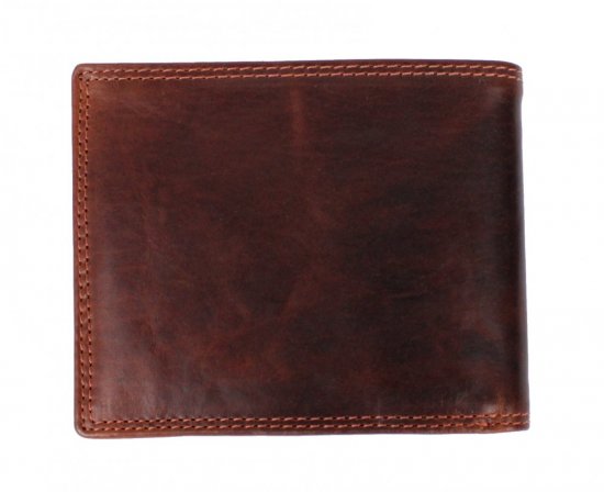 Pánská kožená peněženka 2104W Lion hnědá 1