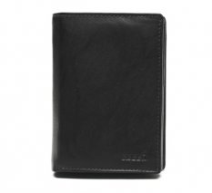 Pánska kožená peňaženka V-226 čierna