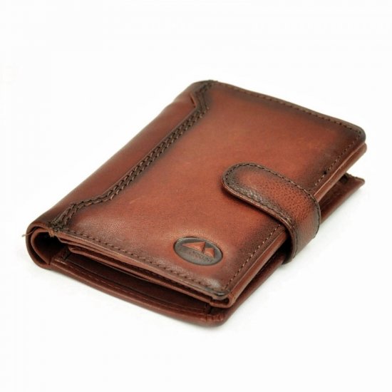 Pánská kožená peněženka El Forrest 2988-29 RFID hnědá 3