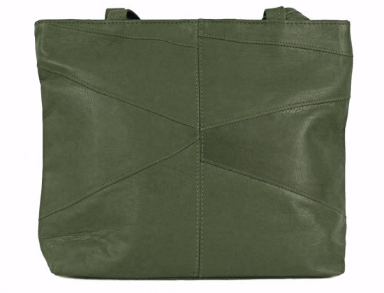 Dámská kožená kabelka AD zelená