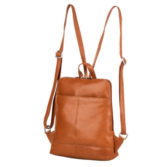 Kožený batoh El Forrest Colin hnědý