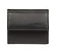 Kožená peňaženka E-21055 (malá peňaženka) čierna