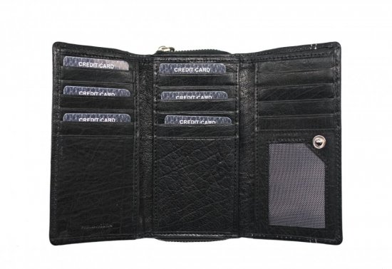 Dámská kožená peněženka SG-21770 černá 3