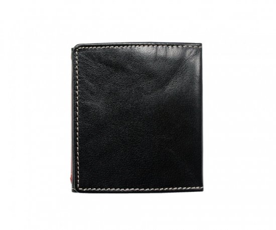 Kožená peněženka SG-2150719 černo červená (malá)