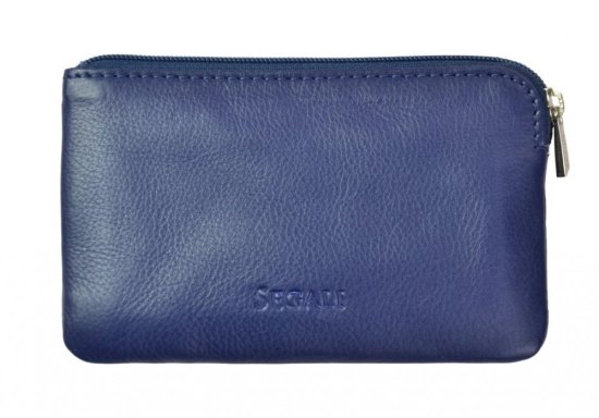 Kožená klíčenka SG-27289 tmavě modrá