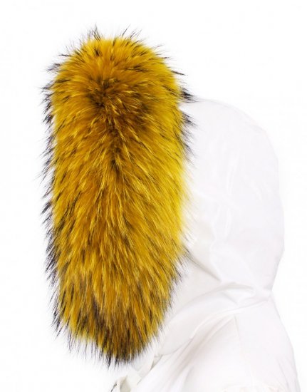 Fur trim on the hood - raccoon collar M 119/6 (60 cm) 2