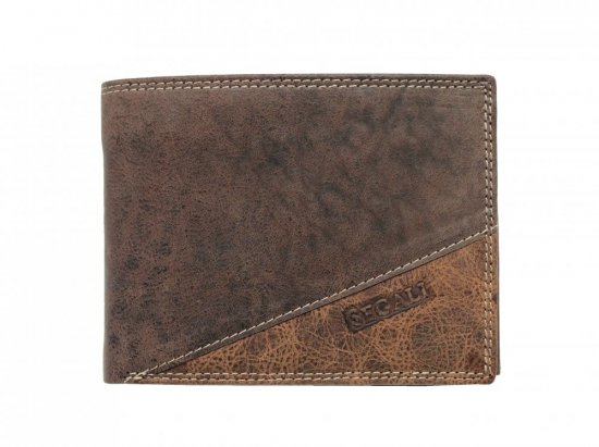 Pánská kožená peněženka SG-21606 hnědá