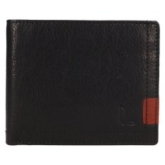 Pánska kožená peňaženka 2BX001Z čierna