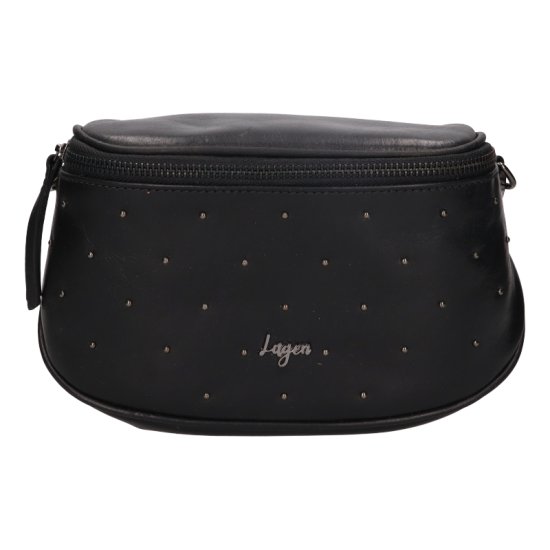 Kožená ledvinka 212530 černá