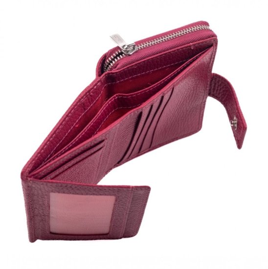 Dámská kožená peněženka SG-27618 růžová 3