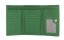 Dámska kožená peňaženka SG-27074 zelená - vnútorná výbava