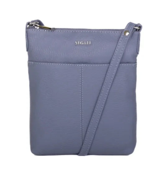 Dámská kožená taška přes rameno SG-27001 lavender