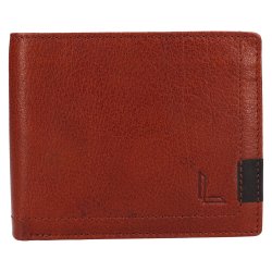 Pánska kožená peňaženka 2BX001Z hnedá cognac 