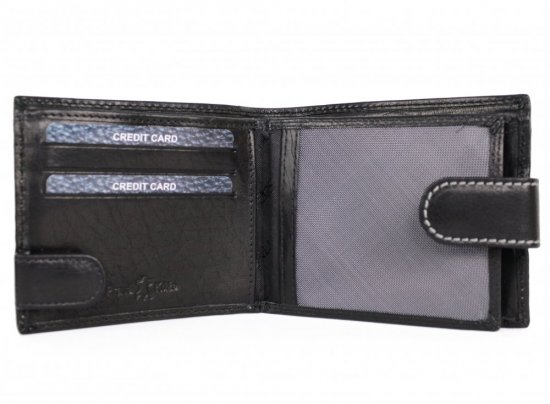 Pánská kožená peněženka SG-22016 černá 4
