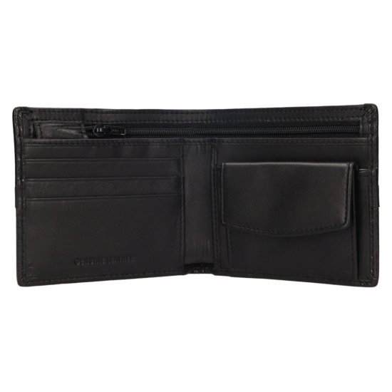 Pánská kožená peněženka 212595 černá - vnitřní vybavení