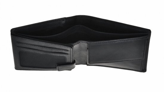 Pánska kožená peňaženka 50759 - čierna