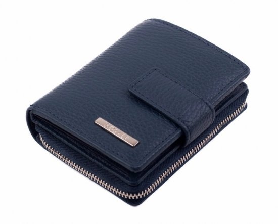 Dámska kožená peňaženka SG-27618 modrá 1