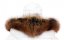 Kožešinový lem na kapuci - límec liška snowtop black ginger LG 02/2 (63 cm) 3